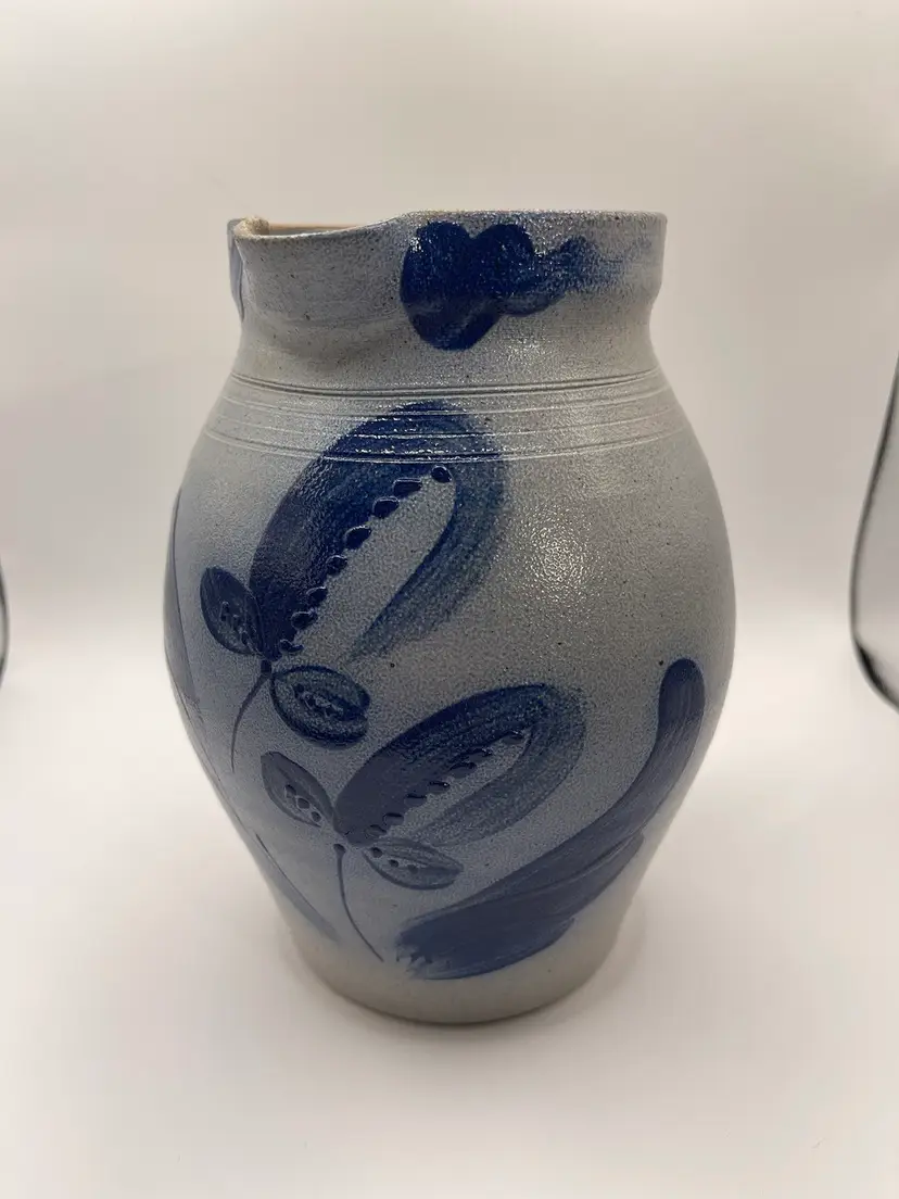 Vintage, Cooperstown Salt Glaze Stoneware Pitcher