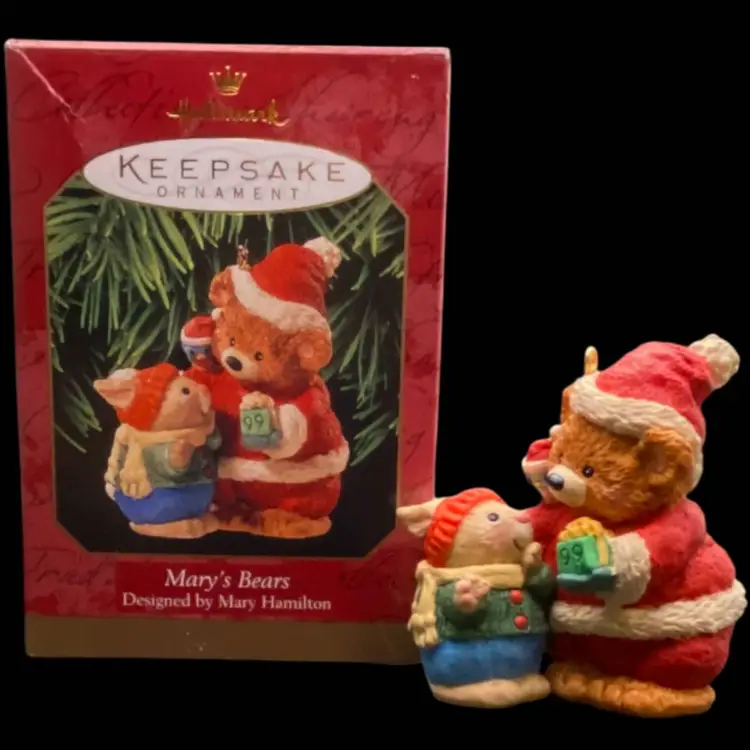 Vintage 1990s Hallmark Keepsake Ornament – Mary’s Bears