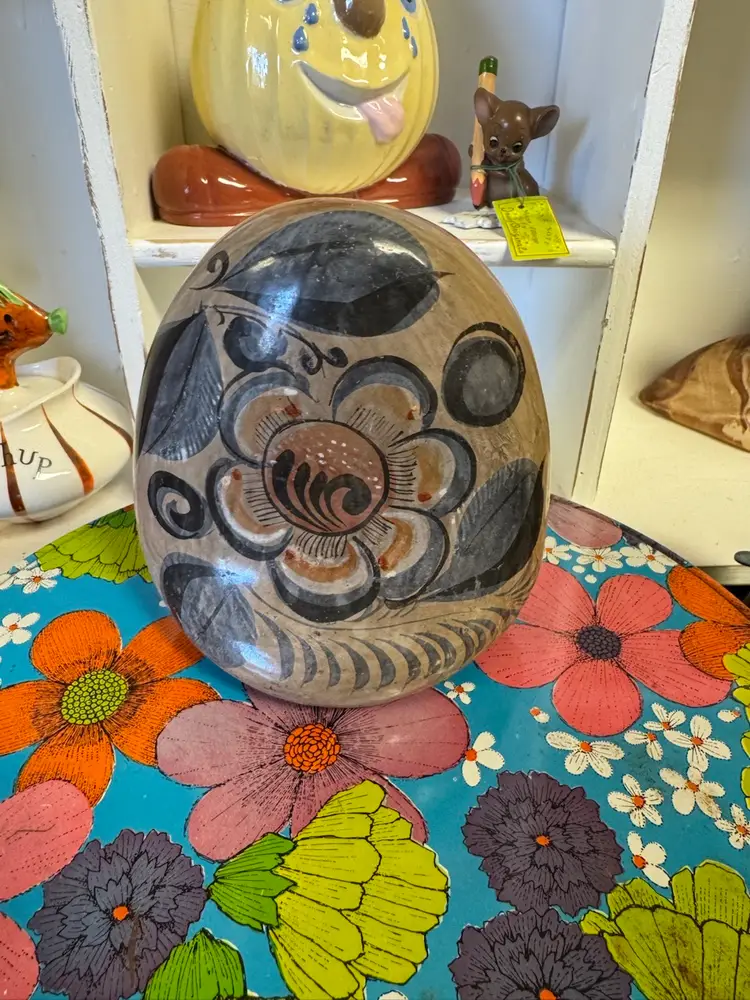 Vintage Tonala Owl Figurine