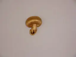 Small Vintage Trifari Mushroom Brooch Gold Tone Scarf Pin Marked