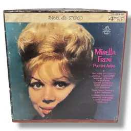 Mirella Freni Puccini Arias Angel Records 4 Track Stereo Reel To Reel R2R
