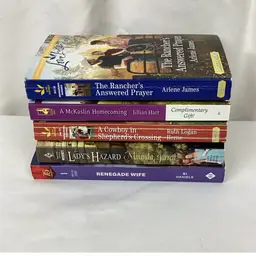 Lot Of 5 Classic Romance Novels