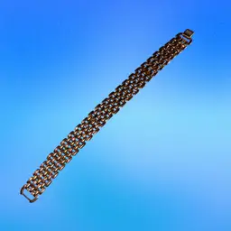 Goldtone Chain Link Bracelet  7 inch Long