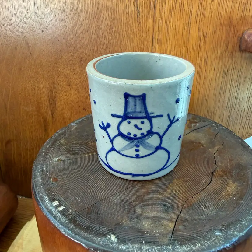 Salt Glazed Pottery Votive