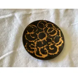 #01 - Enamel On Copper Black And Gold