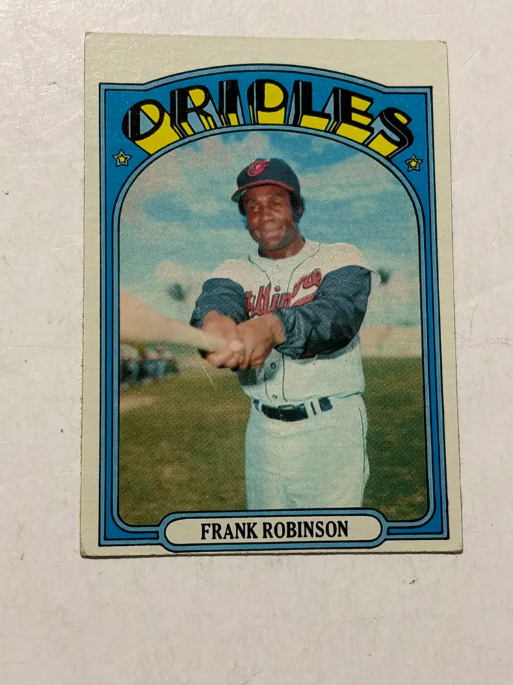 Frank Robinson – 1972 Topps # 100 Baltimore Orioles VG-EX O/C