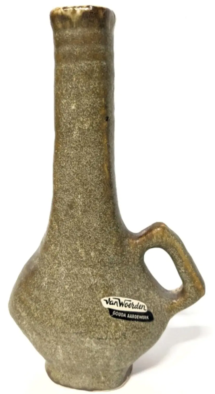 Van Woerden Gouda Aardewerk Stoneware Vase