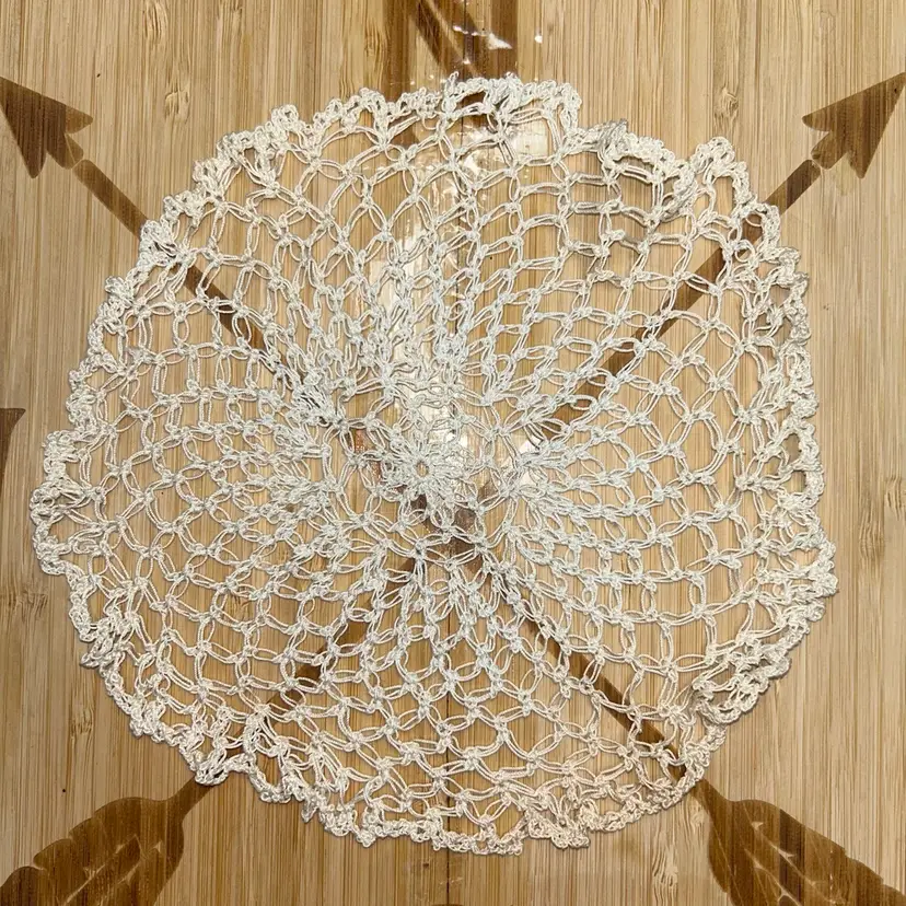 Antique Handmade Thread Doily-Tatted?