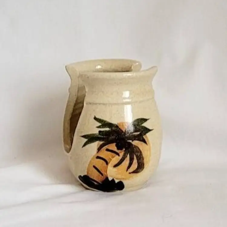 Pottery Napkin Holder - Hand Painted