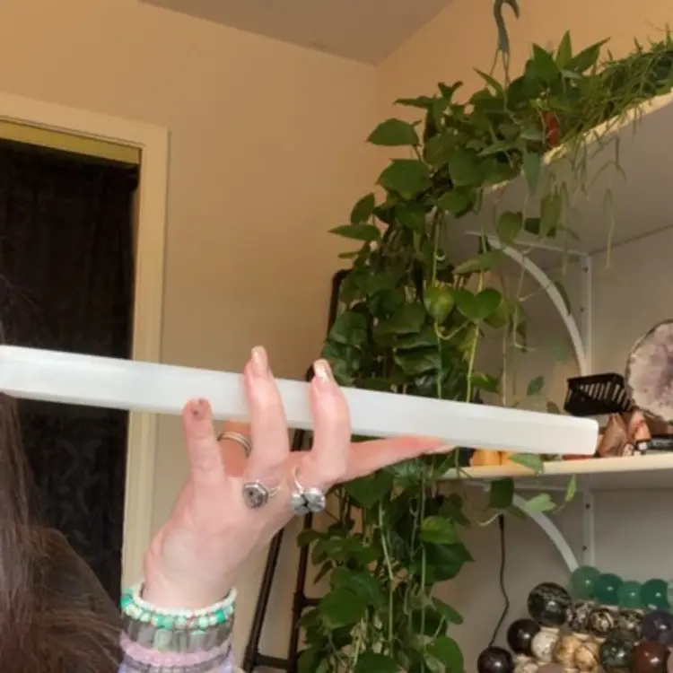 Selenite Plate Rectangle Xl