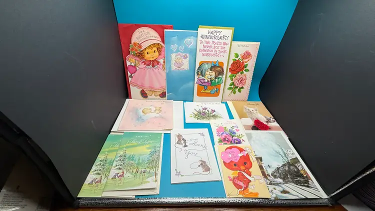 Vintage Lot Of 30 Various Unused Greeting Cards #2 ***SEE PHOTOS***