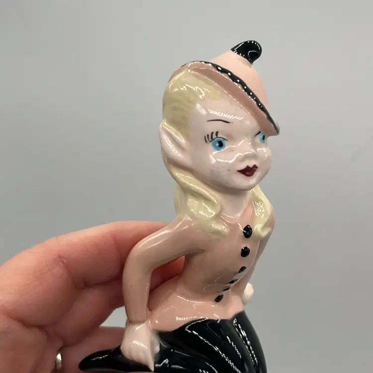 **Pick of the Week** Pixie Figurine Ceramic Light Pink | 3.5” (*read)