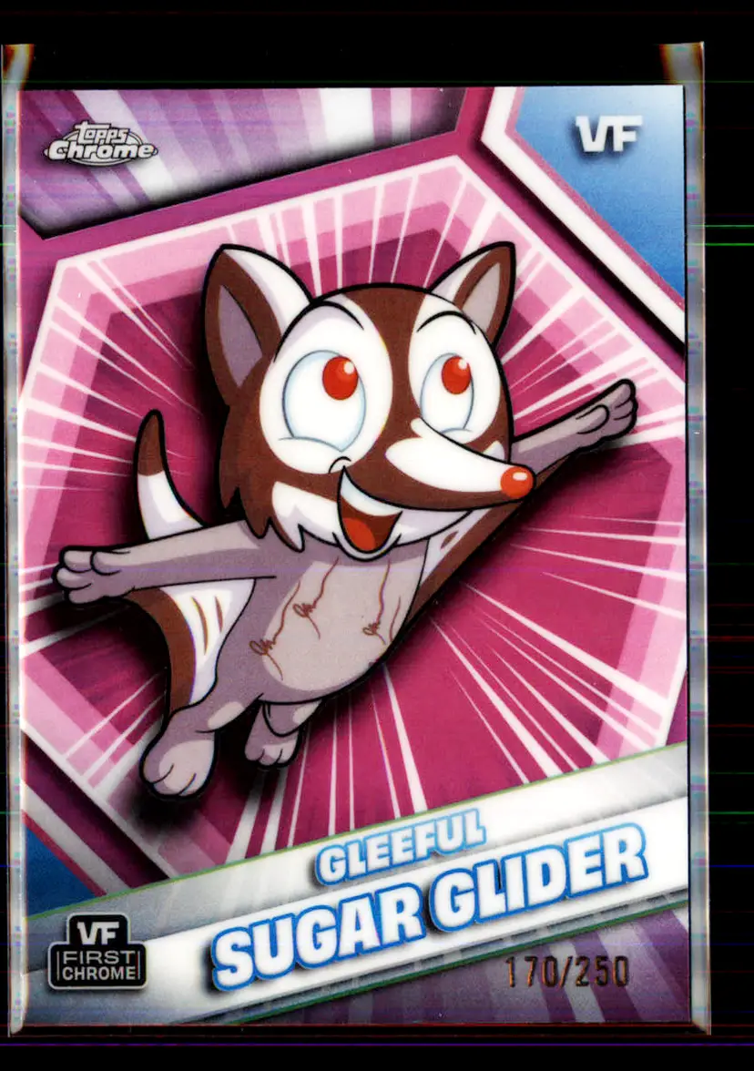 Gleeful Sugar Glider Magenta /250 2026 Topps Chrome VeeFriends 83 - (141)