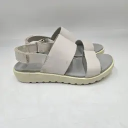 Ecco Freja Classic Shadow White (Light Gray) Sandals Women's Sz 6 Shoes EU 36