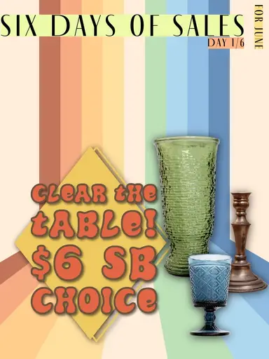 Clear The Table! $6 sb CHOICE 🤩