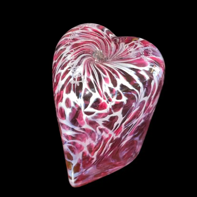 Larkfield Glass Heart ♥️ Paperweight