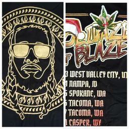 T-Pain Mix You a Drink t-shirt Holidaze of Blaze NEW pot ganja rap hip hop rare