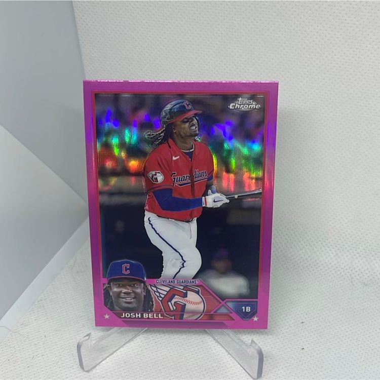 2023 topps chrome pink josh bell #136