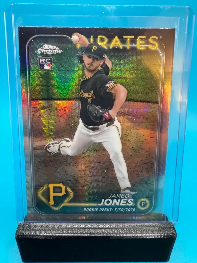 Jared Jones Topps Chrome Update Rookie Debut Prism Refractor RC Pittsburgh Pirates