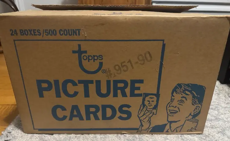 1990 Topps Baseball 500 ct Vending Box - Unopened - Griffey Jr, Frank Thomas