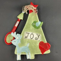 Mudpie Tree Shaped Ceramic Candy Dish With Spoon