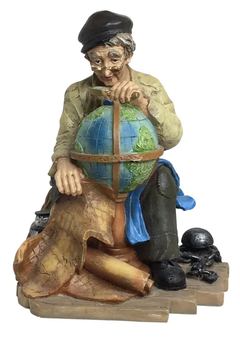 Old Salts Figure The Navigator 1995  Beachcombers Intl. Nautical 6 1/4"