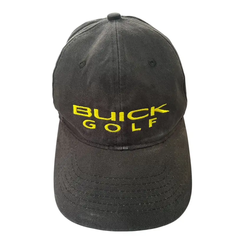 Black Buick Golf PGA Tour Official Car Hat – Adjustable Strapback – 2000s – Good Condition
