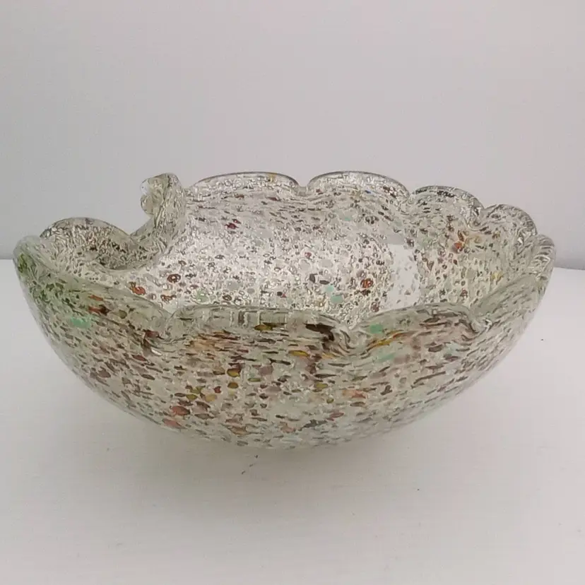 Murano aventurine bowl