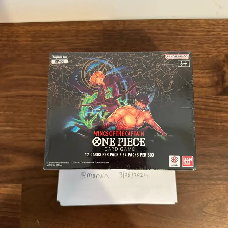 One Piece - OP06 Wings of the Captain Booster Box