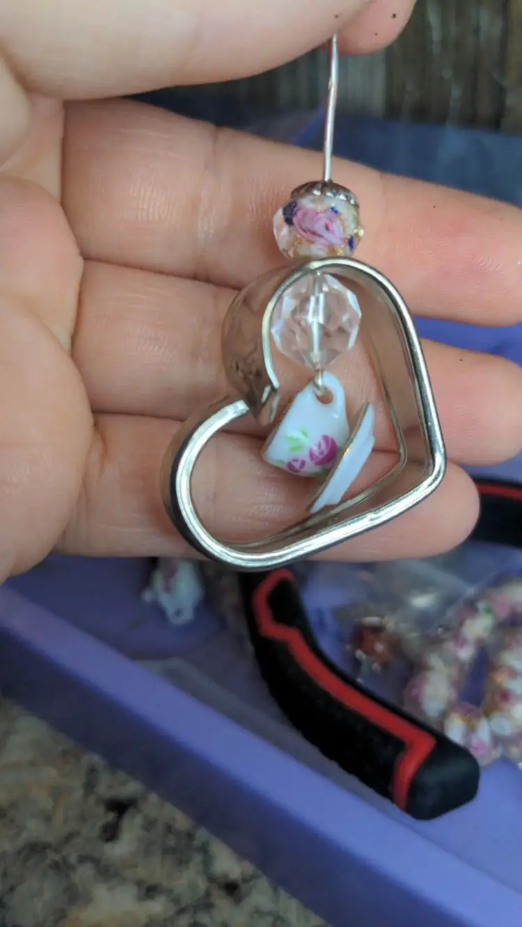 Floating Heart Pendants