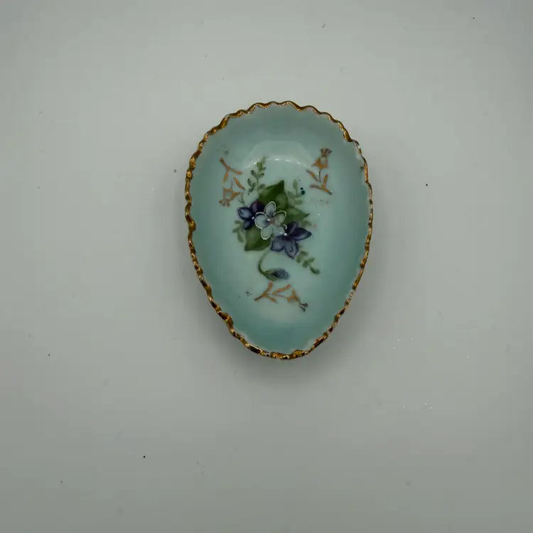 Vintage Egg Shaped Trinket Dish