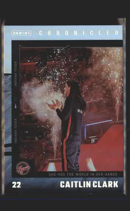 2025 Panini Caitlin Clark Chronicled #57 Caitlin Clark Holo - (137) - Indiana Fever