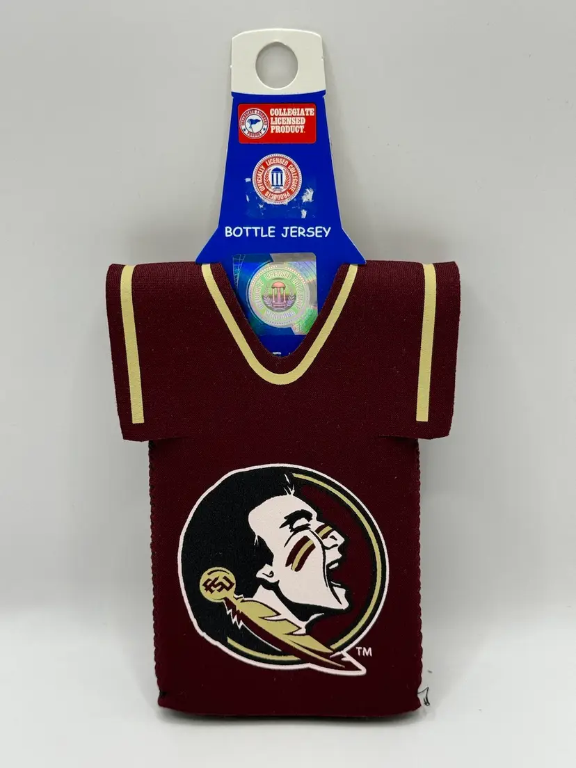 NCAA - Florida State Seminoles - Jersey Bottle Koozie - NEW