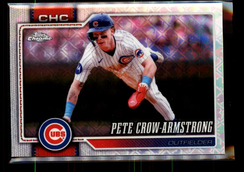 Pete Crow-Armstrong 2026 Topps Chrome Logofractor #45 - Chicago Cubs - (148-177)
