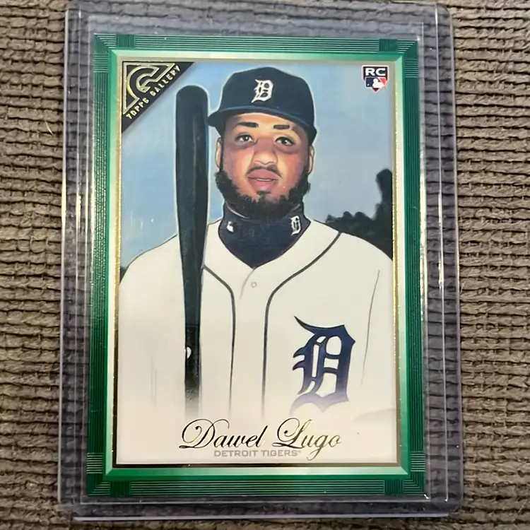 Dawel Lugo Green /99. 2019 Topps Gallery. Detroit Tigers Rookie