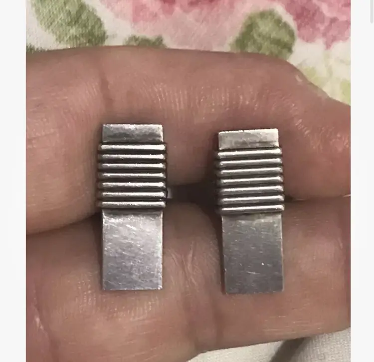 Georg Jensen Denmark Vintage Hallmarked Sterling Silver Cufflinks #80