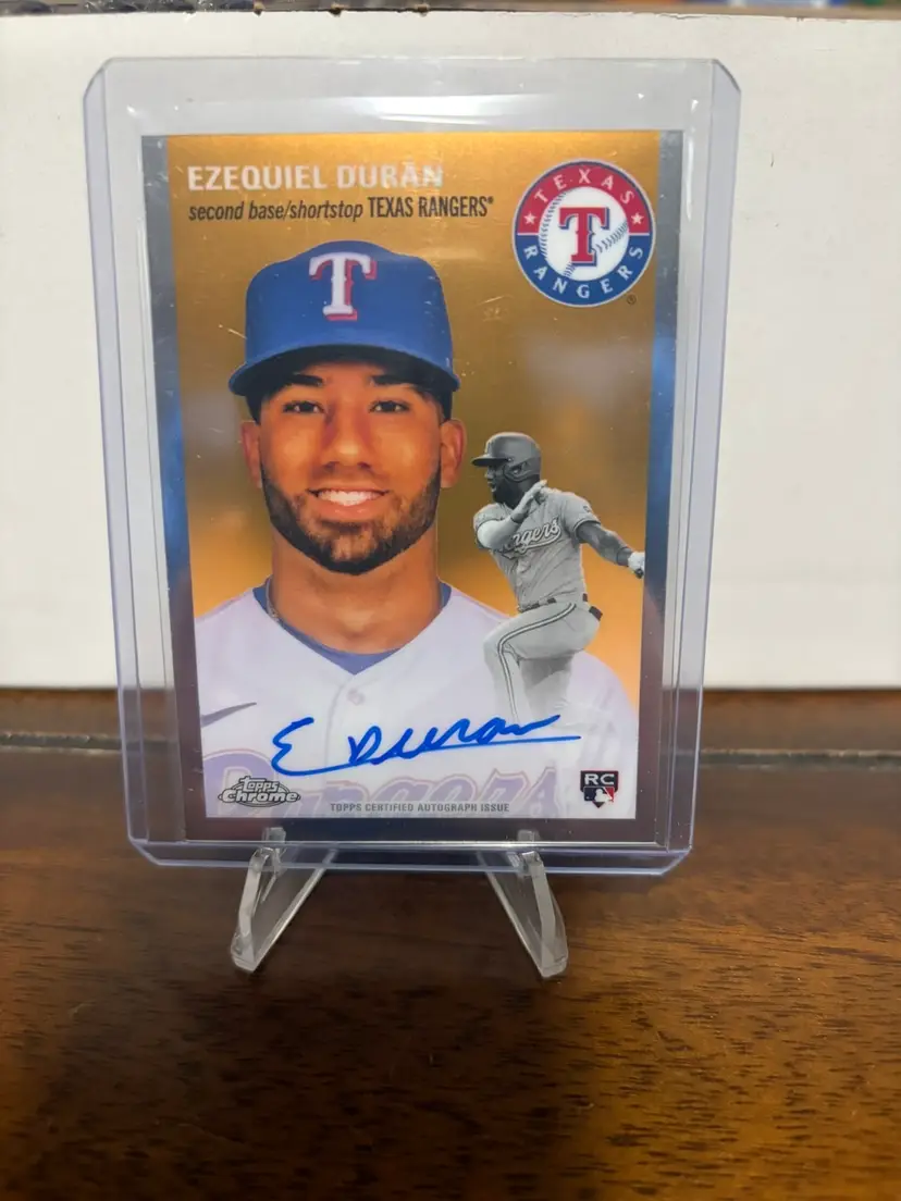 2023 Topps Chrome Platinum Ezequiel Duran Auto