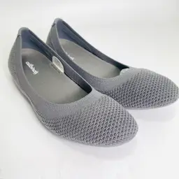 Allbirds Tree Breezer Knit Ballet Flats Gray Mist Women’s Size 9 Slip-On