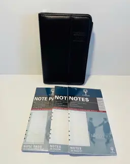 Day Runner Telephone Address Book Vintage with 3 Notes Refill Packs Model 250-60