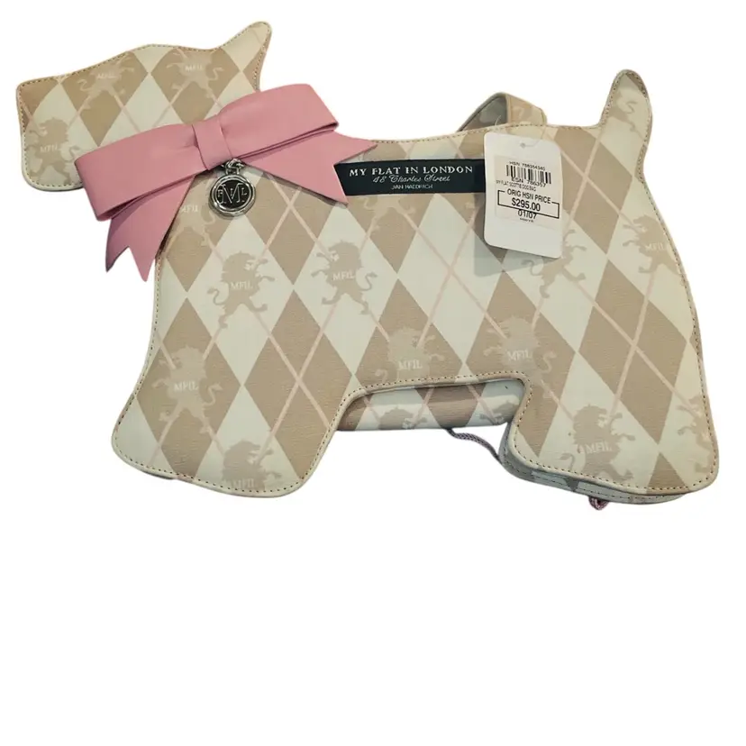 SALE! My Flat In London Scottie Dog Bag BNWT -  EXTREMELY RARE COLOR (reg $275)