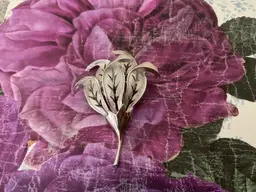 Vintage Trifari leaf pin