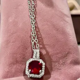 Red/Rhinestone Necklace