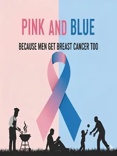 Pink And Blue Breast Cancer - Happa’s Hope chest