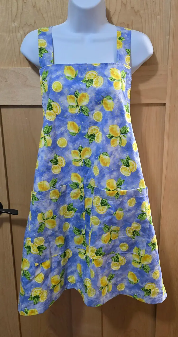 Vintage Handmade Lemone Apron