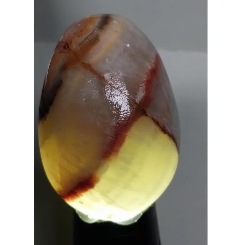 3" Polished Translucent Onyx Stone Egg