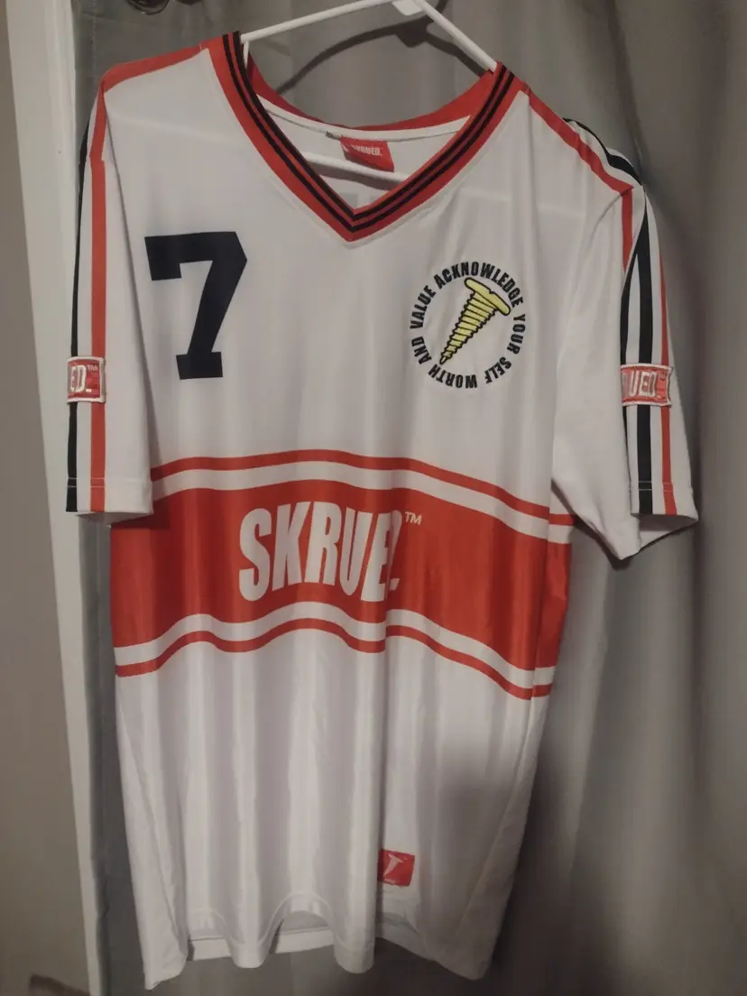 Skrued brand Adult XL soccer jersey in good condition