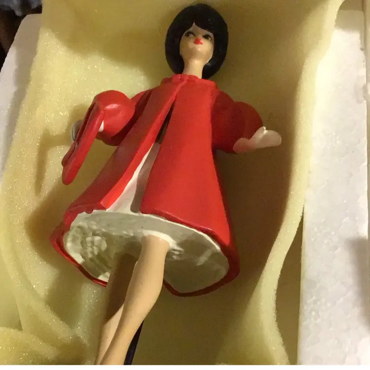 #05 - Anniversary From Barbie With Love Repro of. Red Flare 1962 outfit