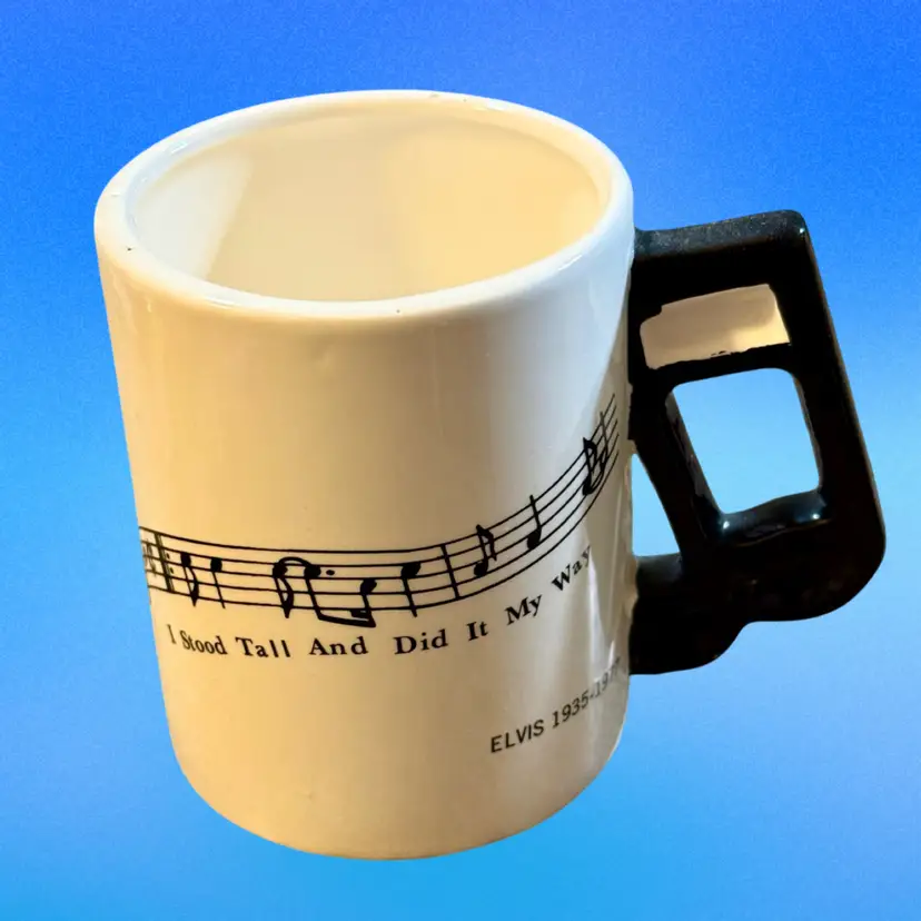 Vintage Commemorative Elvis “I Did It My Way” Mug