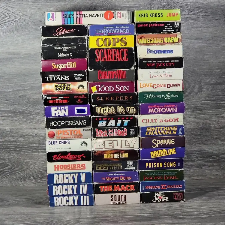 48 Mixed VHS Lot