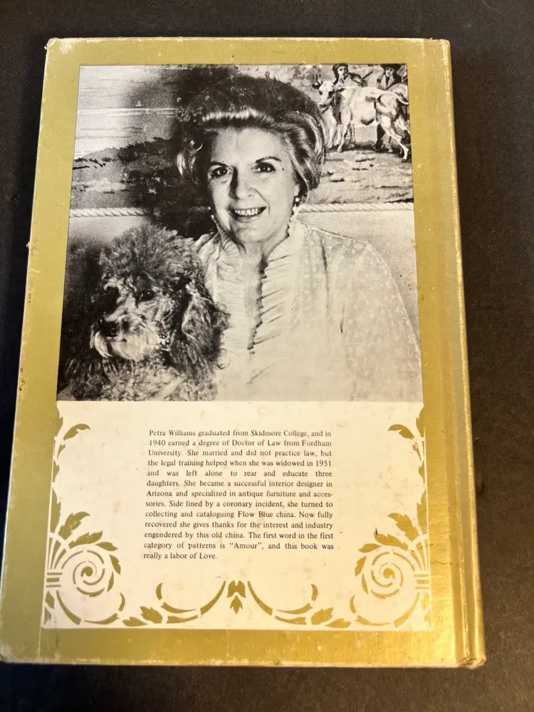 1971 Flow Blue China An Aid To Identification First Edition Research Vintage